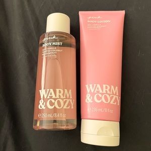 Victorias Secret Warm and Cozy Lotion and Body Mist Bundle